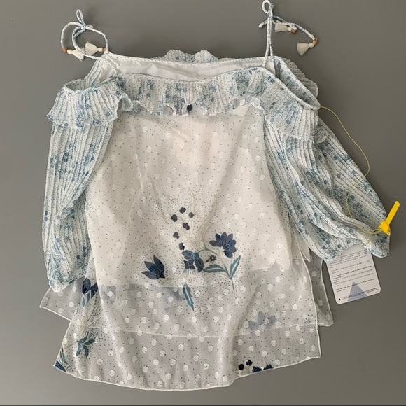 See by Chloe floral off the shoulder top - Picture 2 of 7